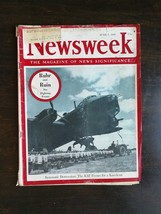 Newsweek Magazine June 7, 1943 WWII Systematic Destruction The RAF Press... - £5.42 GBP