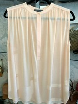VINCE Sleeveless Over Sized Peach 100% Rayon Top Style#V1787-10655 Sz 6 ... - $59.53