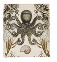Antiquarian Octopus SAOCTP Tapestry Throw Blanket 50X60 USA - £41.16 GBP