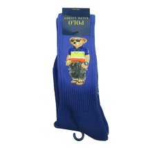 Polo Ralph Lauren Club Bear Dip-Dye Socks Men&#39;s Size 6-13 Blue (1-Pair) NEW - $23.95