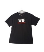 WTF Wheres The Fireball Black Short Sleeve T Shirt Mens Size 2XL - £15.09 GBP