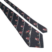 Santa Skiing Necktie American Traditions Men Christmas Holiday Novelty Dad Gift - £21.66 GBP