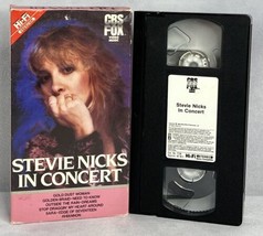 Stevie Nicks In Concert VHS 1984 CBS Music Video - £7.59 GBP
