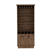 Bar Cabinet Taholah, Living Room, Dark Brown - $498.99