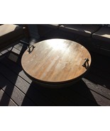 Fire Pit Covers for firepits weatherized wood covers easily removed - $247.00+