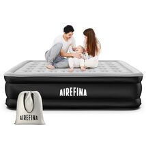 Queen Size Air Mattress 18" Inflatable Blow Up Mattress Airbed w/ Built-... - $64.35