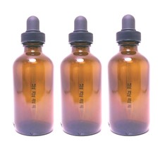 Perfume Studio 4oz Calibrated Amber Glass Dropper Bottles for Essential ... - $16.99+