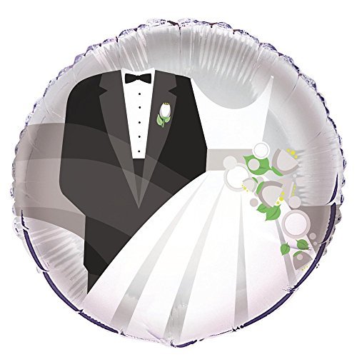 18" Foil Silver Wedding Balloon - $5.94