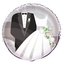 18" Foil Silver Wedding Balloon - $5.94
