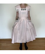 Jessica McClintock Sz 9 Dress Gunne Sax Victorian cotton dress Pockets - £78.10 GBP