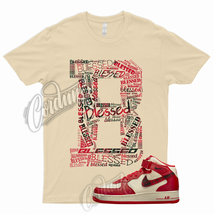 BLESSED T Shirt for Air Force Mid Plaid Christmas Cream Red 1 Beige Sesame Fire - £18.50 GBP+