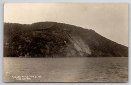 RPPC NY Rogers Rock and Slide Lake George Postcard G22 - £10.32 GBP