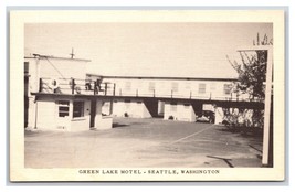 Greenlake Motel Seattle Washington Wa Unp Wb Cartolina U4 - £3.99 GBP