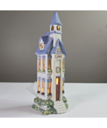 Easter Springtime Porcelain Village Pencil House Style School Building 1... - $22.99