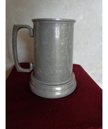 Vintage Aluminum See-Thru Glass Bottom Mug (#0682)  - £11.78 GBP