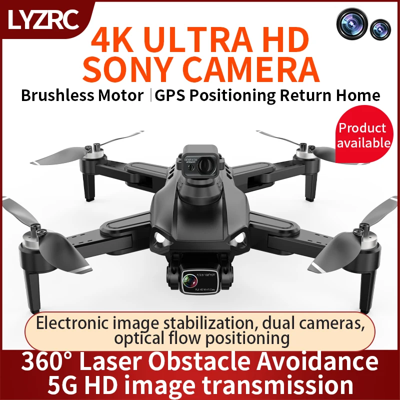 L900 Pro SE MAX Drone GPS 4K Professional 5G Wifi FPV Camera 360° Obstacle - £95.56 GBP+