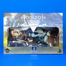Horizon Zero Dawn Forbidden West Aloy and Thunderjaw 4&quot; Vinyl Figure Statue Set - £38.30 GBP
