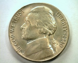 1940-D Jefferson Nickel Gem Uncirculated Full Steps Gem Unc Fs Original Coin - £23.09 GBP