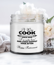 Cook Retirement Candle - Wise Once Said I&#39;m Outta Here And Lived Happily Ever  - £15.99 GBP