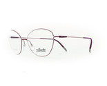 Silhouette Colorwave 4554 753640 Purple Titanium Eyeglasses 75 3640 52mm - £185.62 GBP