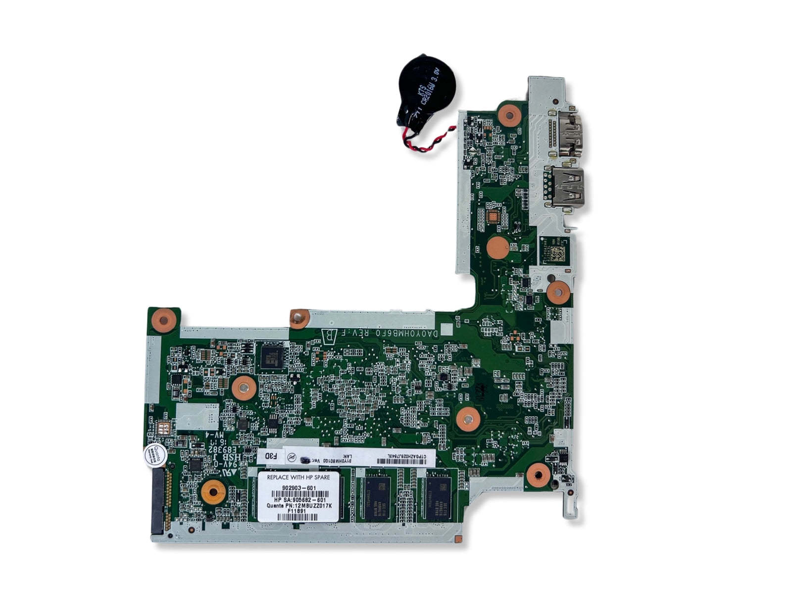 New HP Stream 11-Y Intel Celeron N3060 4GB RAM 32GB EMMC Motherboard 905682-601 Item image 2