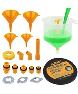 ELEAD 15 PCS No-Spill Coolant Funnel Kit Radiator Funnel burping kit fun... - $30.27