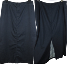 Vintage Venezia Jeans Midi Skirt, Back Zip Slit, Pockets, Modest, Plus Size 14 - £23.58 GBP