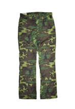 Vintage Cabelas Camouflage Hunting Pants Mens 33x32 Woodland Camo Made in USA - £24.28 GBP