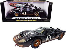 1966 Ford GT-40 MK II #2 Black w Silver Stripes After Race Dirty Version 1/18 Di - £71.30 GBP