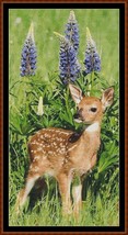 Baby Deer ~~ counted cross stitch pattern PDF - £12.75 GBP