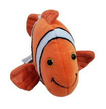 Fish Stuffed Toy 8” Orange White From Six Flags Stands Up - £11.37 GBP