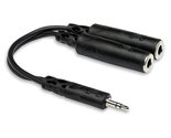 Hosa YMM-232 3.5 mm TRS to Dual 3.5 mm TRSF Y Cable - £7.25 GBP
