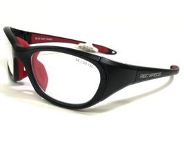 Rec Brille Athletisch Brille Rahmen RS-50 230 Mattschwarz Rot Wrap 55-20-130 - £58.12 GBP
