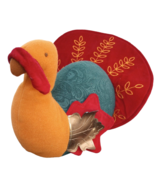 Turkey Plush Decorative Fall Hallmark Thanksgiving 10&quot; Soft Autumn Cente... - £7.52 GBP