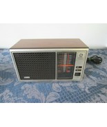Vintage GE General Electric AM/FM Radio Wood Grain Finish 120 Volts 7-4115B - $24.83