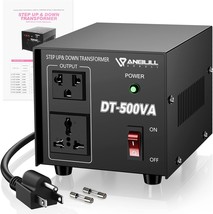 Voltage Converter 500 Watt Voltage Transformer 220V 230V 240 Volt to 110... - $68.52