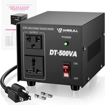 Voltage Converter 500 Watt Voltage Transformer 220V 230V 240 Volt to 110V 120 Vo - £54.77 GBP