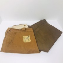 Vintage Field Hunting Pants Double Knee Beagle Dog Patch Mens 36 1950’s / 1960’s - £115.59 GBP