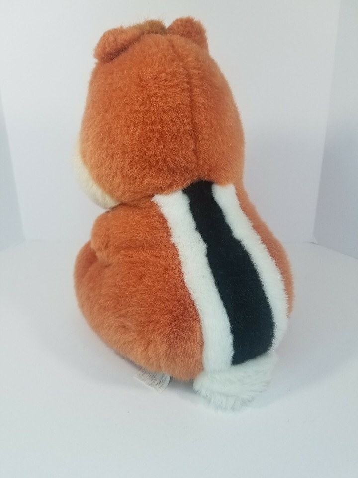 Walt Disney Bean Bag Plush Dale With Flowers Stuffed Animal Toy Sitting 9" Item image 3
