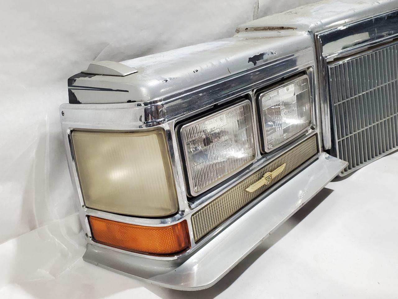 1983 1984 Cadillac Fleetwood OEM Header Panel With Grille And Headlights  Item image 4