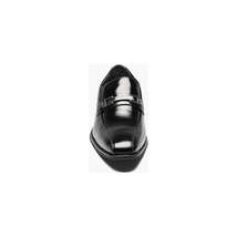 Stacy Adams Wakefield Bike Toe Bit Slip On Shoes Black 20141-001 image 3