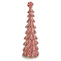 Gerson 2151010 Lighted Candy Cane Ribbon Decorative Tree, 18&quot; - $51.91 CAD