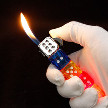 New Original Lighter Flame Creative Dice Inflatable Cigarette Lighter - $14.84+