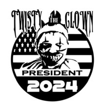 Twisty the Clown For President sticker VINYL DECAL American Horror Story - $9.50