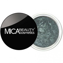 MICA BEAUTY Mineral Eye Shadow Glitter HARLIQUIN 34 Stone Gray Full Sze ... - £15.15 GBP