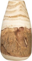 Creative Co-Op 13&quot; H Carved Paulownia Wood Live Edge (Each One Will Vary), Brown - £32.16 GBP