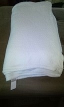 Martha Stewart White Knit Blanket - £34.69 GBP