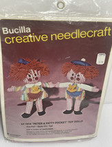 Creative Needlecraft Kit Bucilla VTG 1914 Pocket Pal Toy Doll Patch Vintage New - $10.39