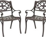 Outdoor Chair Pair, Bronze - $386.99