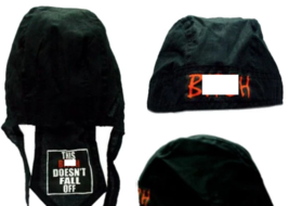 B***H DOESNT FALL skull BANDANA CAP 203 head wrap durag - $3.55